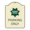 Signmission Highway Patrol Parking W/ Graphic Heavy-Gauge Aluminum Architectural Sign, 24" x 18", TG-1824-23906 A-DES-TG-1824-23906 - alternate 1